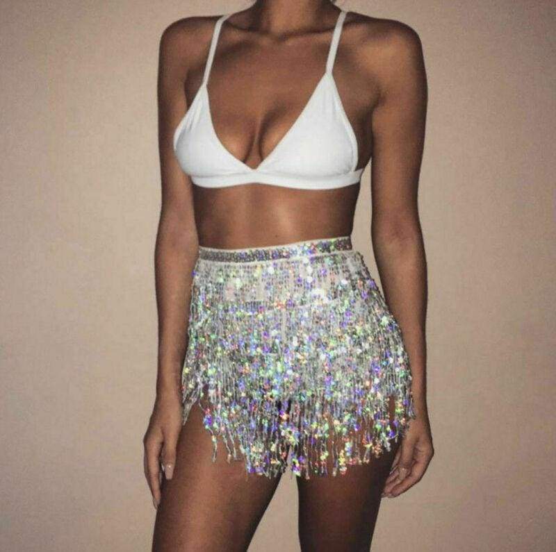 Belly Dance Hip Tutu Party Skirt