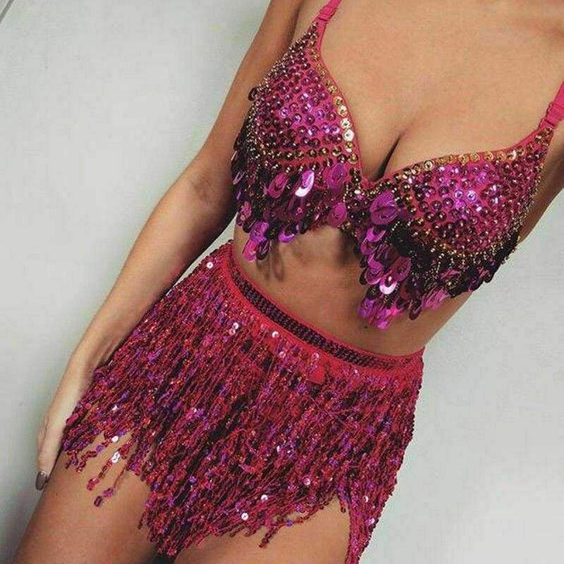 Belly Dance Hip Tutu Party Skirt