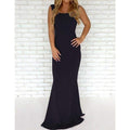 Formal Sleeveless Backless Party Maxi Dress