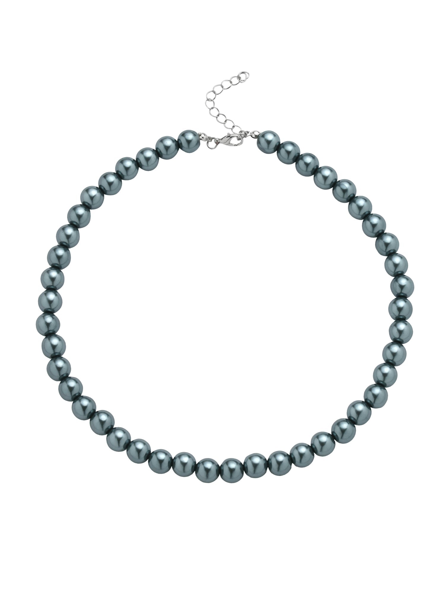 Grey Pearl Statement Choker Necklace