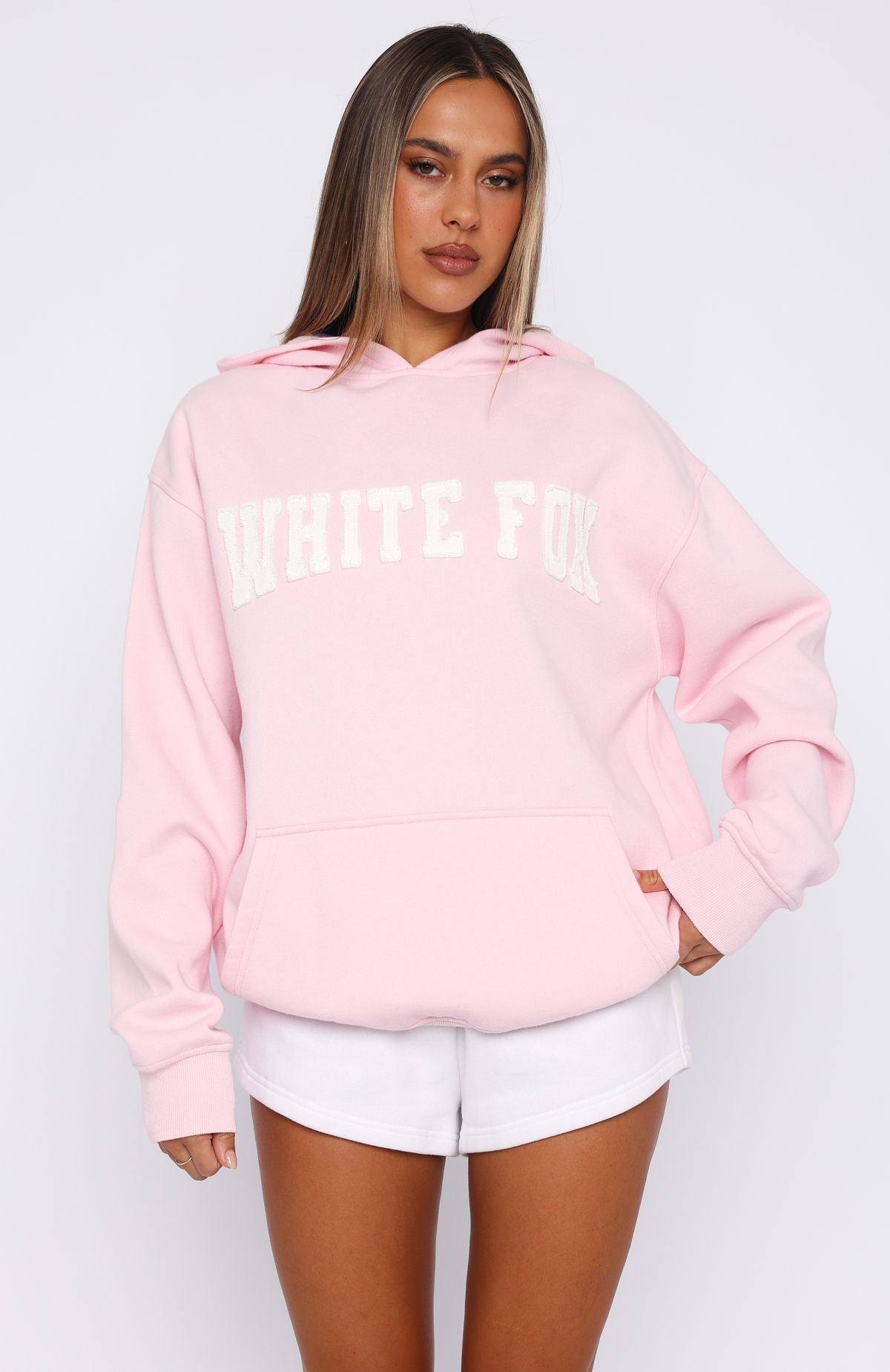 Shout It Out Oversized Pink Hoodie