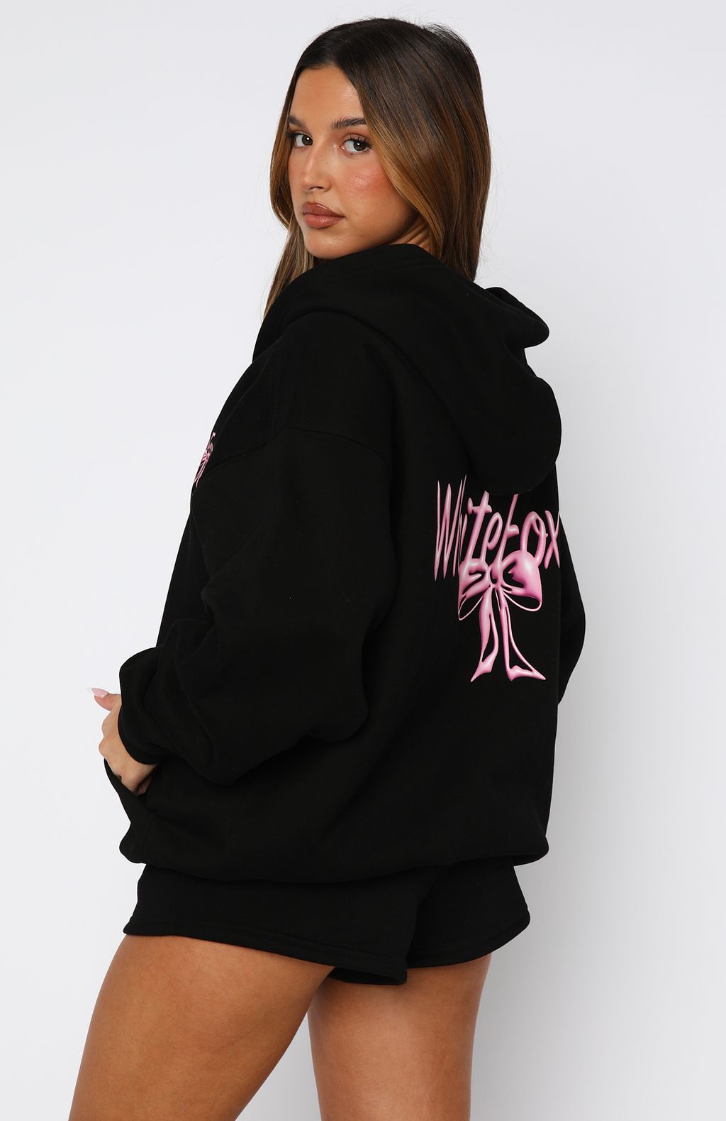 Protecting Mine Zip Black Hoodie