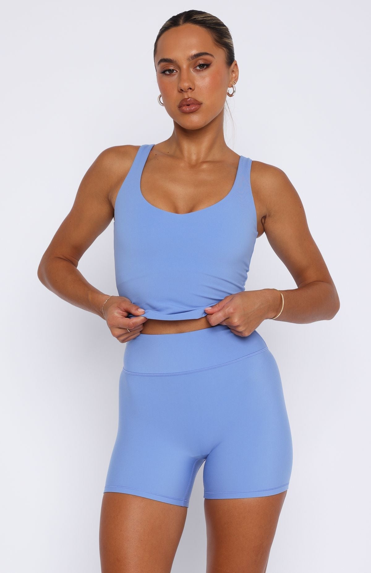 Blueberry Keep Up High Waist Fit Short