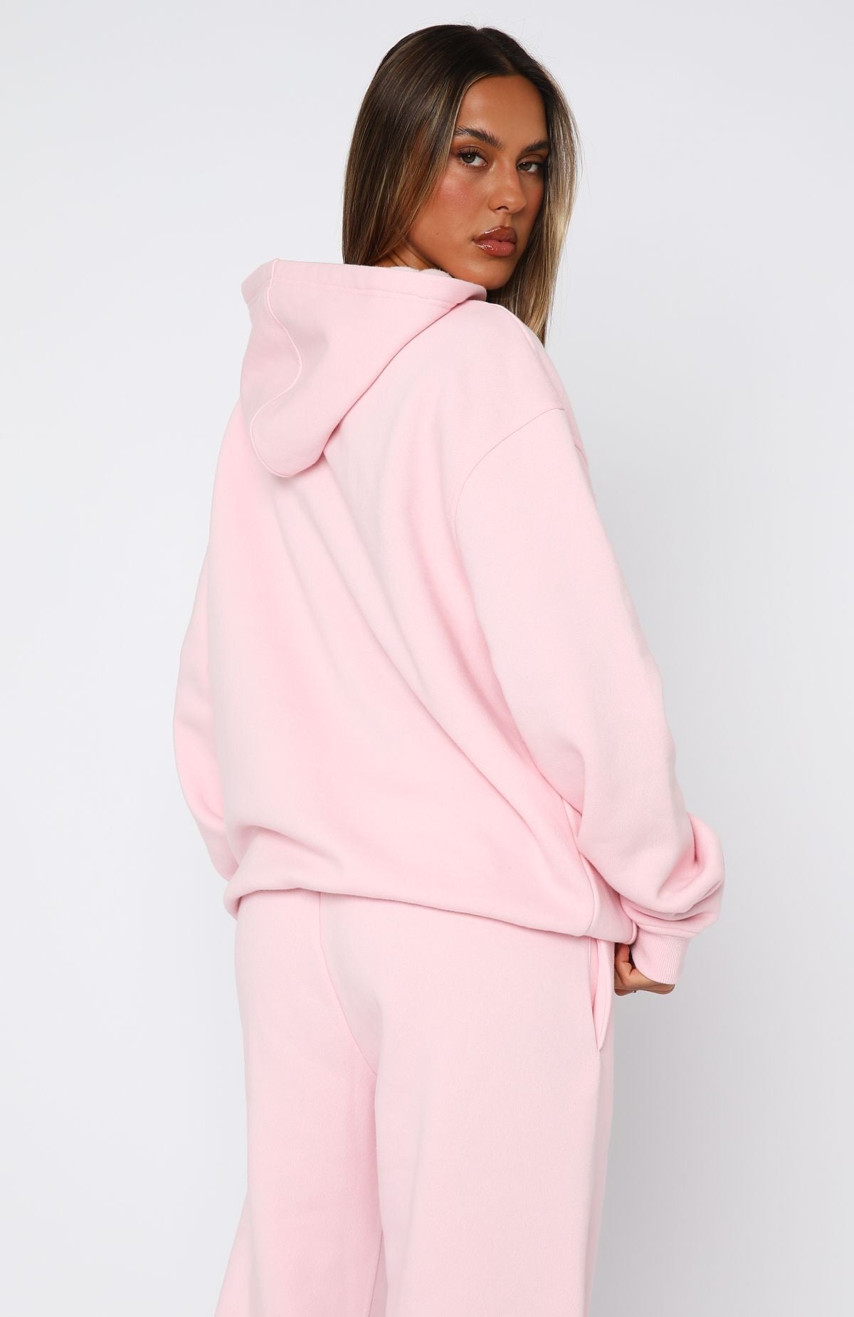 From Archives Lexi Oversized Pink Hoodie