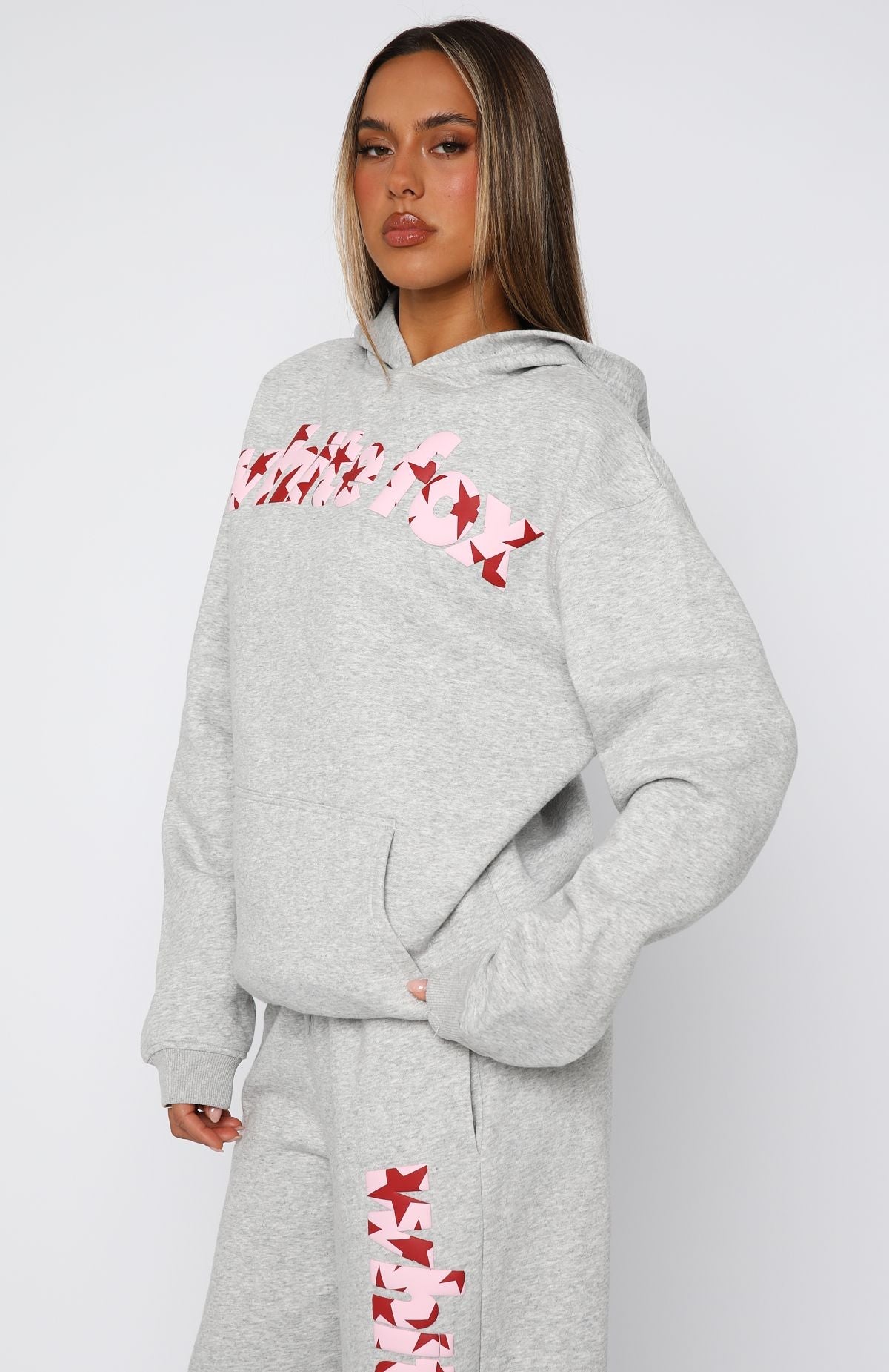 From Archives Jaxx Oversized Dark Grey Marle Hoodie